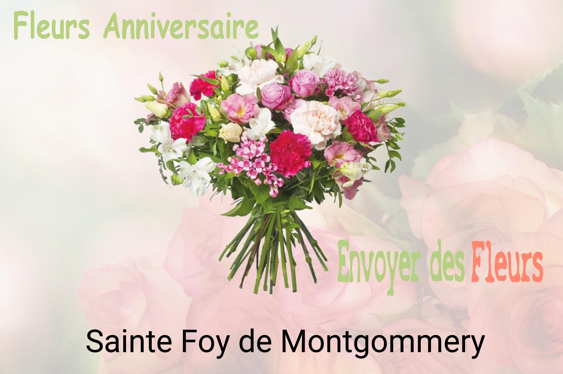 Bouquet de fleurs d’anniversaire livré à Sainte-Foy-de-Montgommery