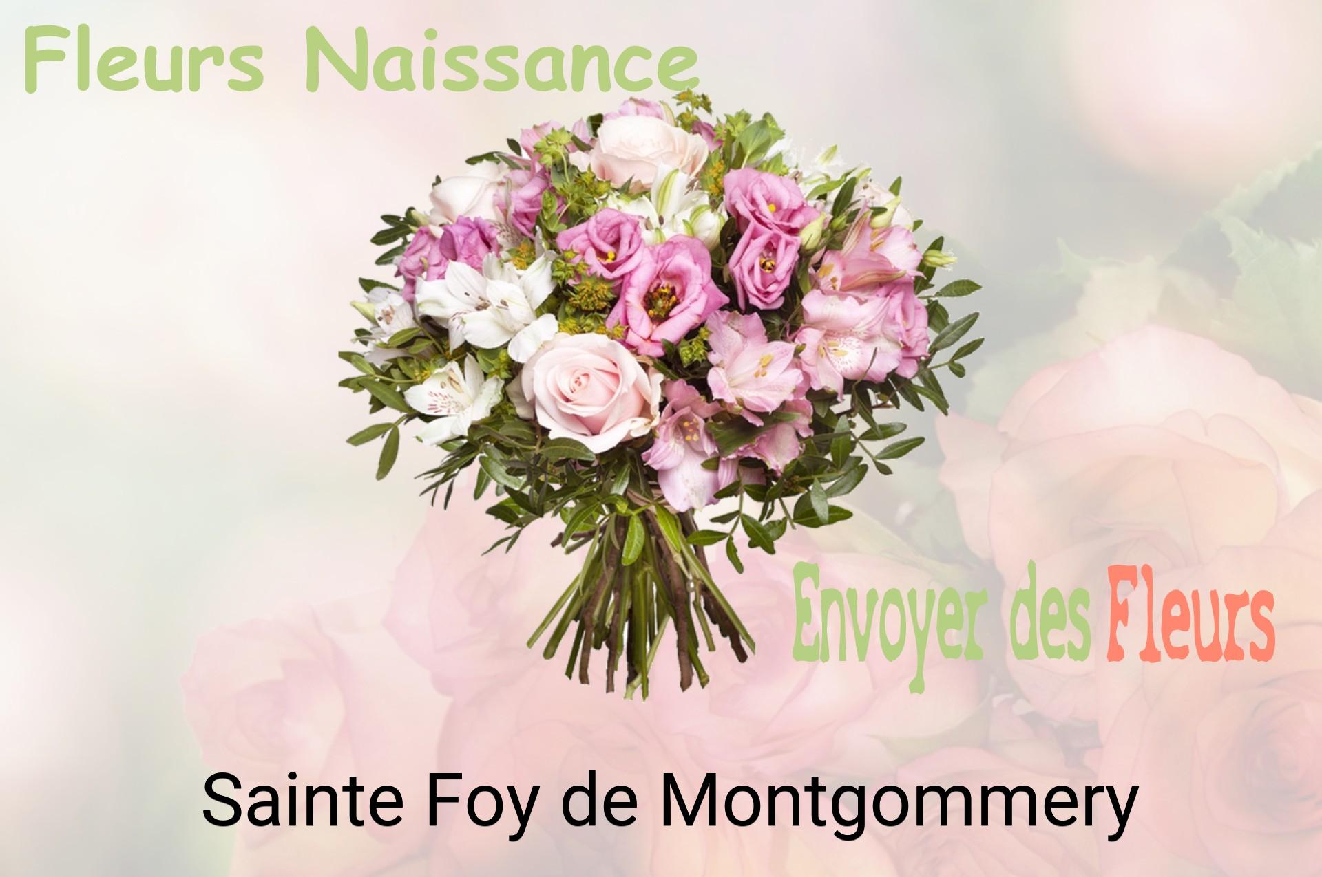 Bouquet de fleurs de naissance livré à Sainte-Foy-de-Montgommery